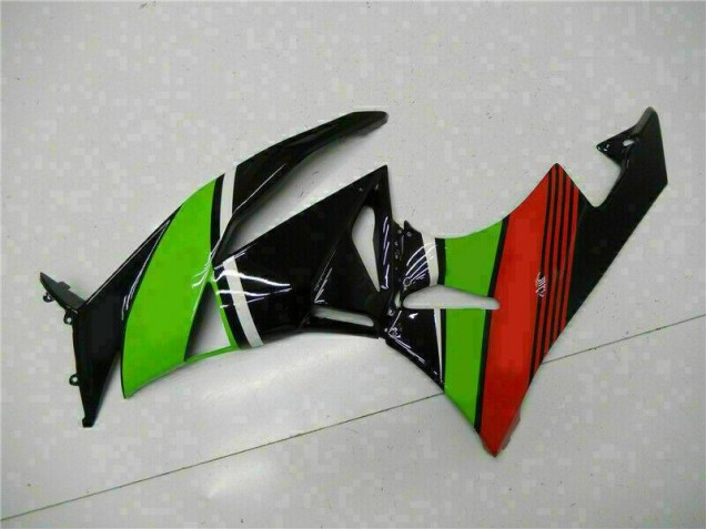 Carenagem Moto ZX6R 09-12 - Preto Verde Vermelho Carenagem Moto ZX6R 09-12 - Preto Verde Vermelho