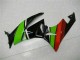 Carenagem Moto ZX6R 09-12 - Preto Verde Vermelho Carenagem Moto ZX6R 09-12 - Preto Verde Vermelho