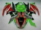 Carenagem Moto ZX6R 09-12 - Preto Vermelho Verde Motocard Carenagem Moto ZX6R 09-12 - Preto Vermelho Verde Motocard