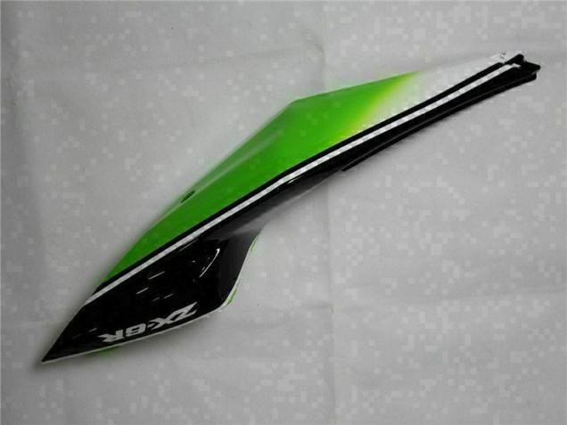 Carenagem Moto ZX6R 09-12 - Verde Preto Branco 25 Carenagem Moto ZX6R 09-12 - Verde Preto Branco 25