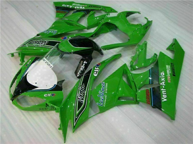 Carenagem Moto ZX6R 09-12 - Verde Preto LeoVince Carenagem Moto ZX6R 09-12 - Verde Preto LeoVince