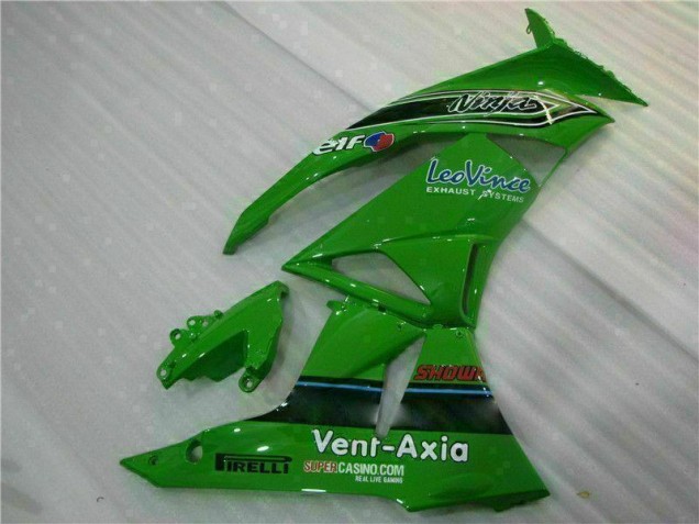 Carenagem Moto ZX6R 09-12 - Verde Preto LeoVince Carenagem Moto ZX6R 09-12 - Verde Preto LeoVince