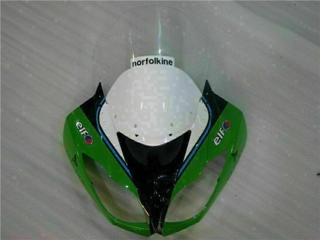 Carenagem Moto ZX6R 09-12 - Verde Preto LeoVince Carenagem Moto ZX6R 09-12 - Verde Preto LeoVince