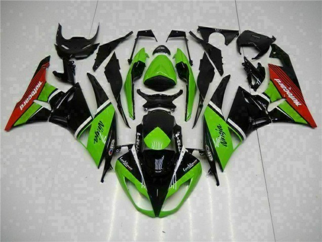 Carenagem Moto ZX6R 09-12 - Verde Preto Vermelho Carenagem Moto ZX6R 09-12 - Verde Preto Vermelho