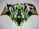 Carenagem Moto ZX6R 09-12 - Verde Preto Vermelho Carenagem Moto ZX6R 09-12 - Verde Preto Vermelho