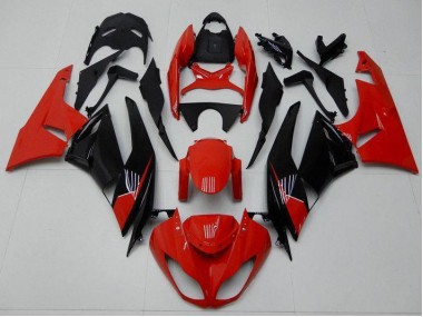 Carenagem Moto ZX6R 09-12 - Vermelho Preto