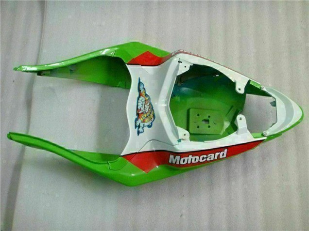 Carenagem Moto ZX6R 09-12 - Vermelho Verde Motocard Carenagem Moto ZX6R 09-12 - Vermelho Verde Motocard