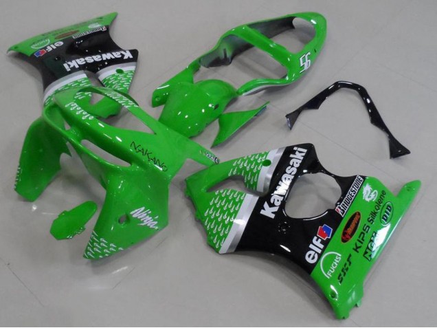 Carenagem Moto ZX6R 98-99 - Verde Preto Carenagem Moto ZX6R 98-99 - Verde Preto