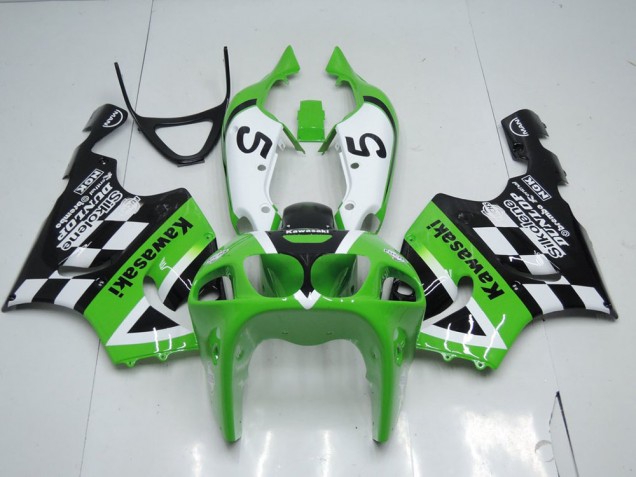 Carenagem Moto ZX7R 96-03 - Verde Preto & Branco Carenagem Moto ZX7R 96-03 - Verde Preto & Branco