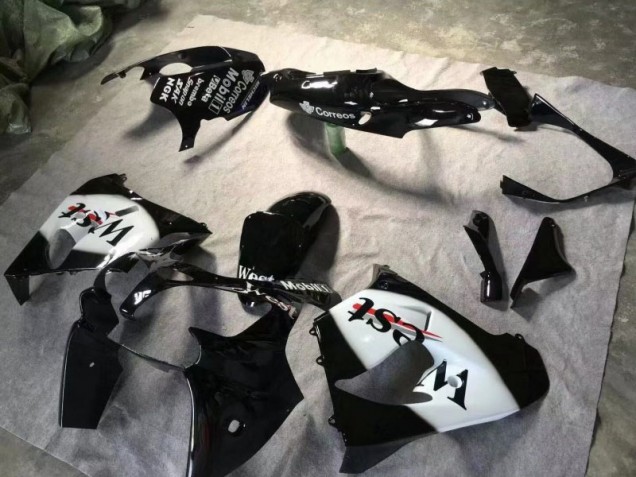 Carenagem Moto ZX9R 00-01 - Preto Brilhante Branco Carenagem Moto ZX9R 00-01 - Preto Brilhante Branco