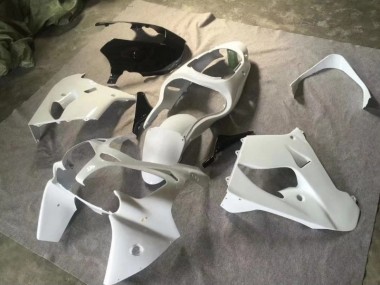 Carenagem Moto ZX9R 00-01 - Pure Branco Preto Brilhante