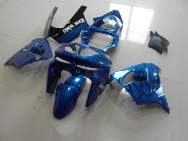 Carenagem Moto ZX9R 94-97 - Azul Preto Chama