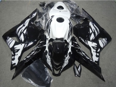 Carenagem & Plástico Moto CBR 600RR 09-12 - Preto Branco