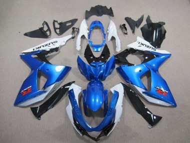 Carenagem & Plástico Moto GSXR 1000 K9 09-16 - Azul Branco