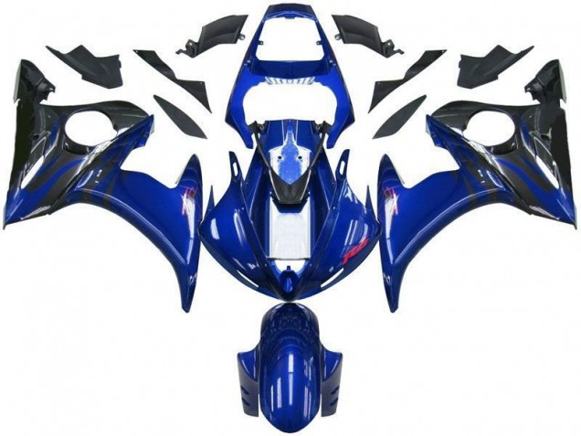 Carenagem & Plástico Moto R6 03-05 - Azul Preto