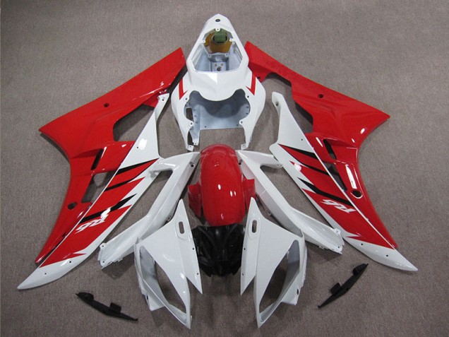 Carenagem & Plástico Moto R6 06-07 - Vermelho Branco