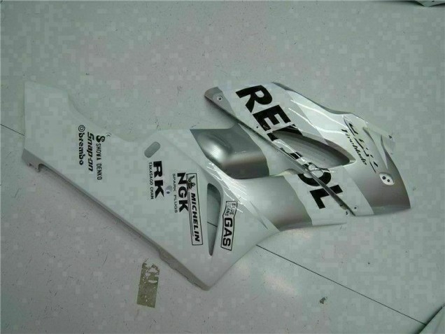 Carroçaria Moto CBR 1000RR 04-05 - Prata Branco Repsol Carroçaria Moto CBR 1000RR 04-05 - Prata Branco Repsol