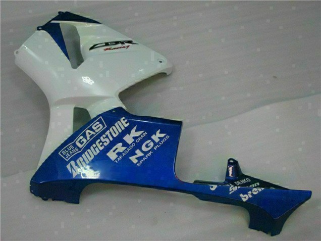 Carroçaria Moto CBR 600RR 05-06 - Branco Azul Carroçaria Moto CBR 600RR 05-06 - Branco Azul