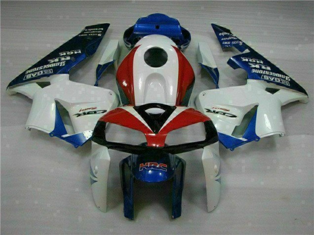 Carroçaria Moto CBR 600RR 05-06 - Branco Azul Carroçaria Moto CBR 600RR 05-06 - Branco Azul