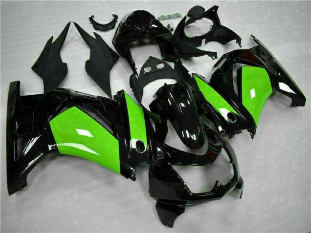 Carroçaria Moto EX250 08-12 - Preto Verde