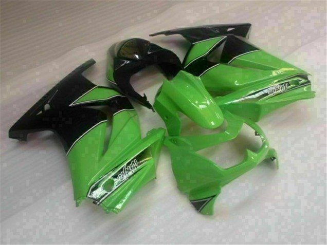 Carroçaria Moto EX250 08-12 - Verde Preto Carroçaria Moto EX250 08-12 - Verde Preto