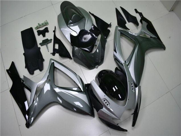 Carroçaria Moto GSXR 600 / 750 K6 06-07 - Prata Cinzento Carroçaria Moto GSXR 600 / 750 K6 06-07 - Prata Cinzento