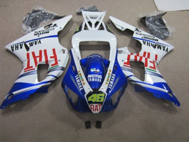 Carroçaria Moto R1 09-11 - Azul Branco Motul Dunlop 46