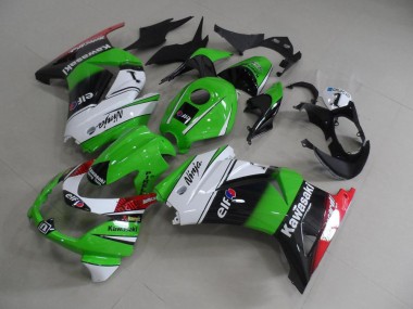 Carroçaria Moto ZX 250R 08-12 - Verde Branco Preto