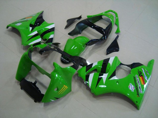 Carroçaria Moto ZX6R 00-02 - Verde Preto Carroçaria Moto ZX6R 00-02 - Verde Preto