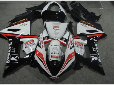 Carroçaria Moto ZX6R 05-06 - Branco Preto Rizoma Playboy
