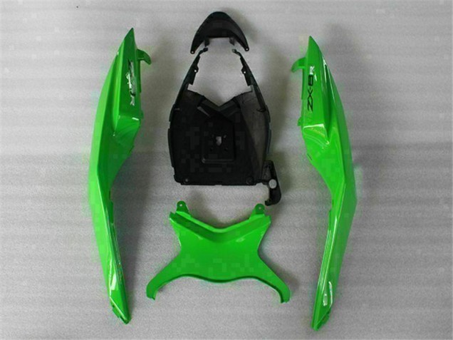 Carroçaria Moto ZX6R 09-12 - Verde Preto