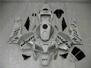 Injeção Kit Carenagem CBR 600RR 03-04 - Branco Repsol