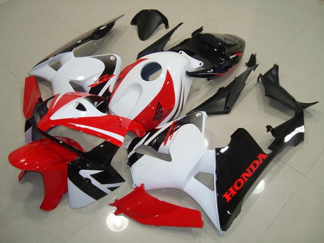 Injeção Kit Carenagem CBR 600RR 05-06 - Vermelho Branco Preto