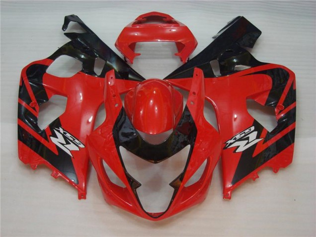 Injeção Kit Carenagem GSXR 600 / 750 K4 04-05 - Vermelho Preto Injeção Kit Carenagem GSXR 600 / 750 K4 04-05 - Vermelho Preto