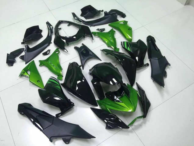Injeção Kit Carenagem Moto R1 00-01 - Verde Preto Injeção Kit Carenagem Moto R1 00-01 - Verde Preto