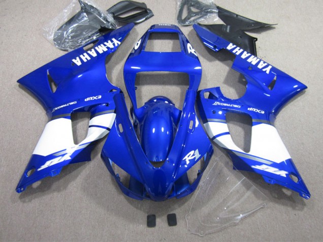Injeção Kit Carenagem Moto R1 02-03 - Azul Branco Injeção Kit Carenagem Moto R1 02-03 - Azul Branco