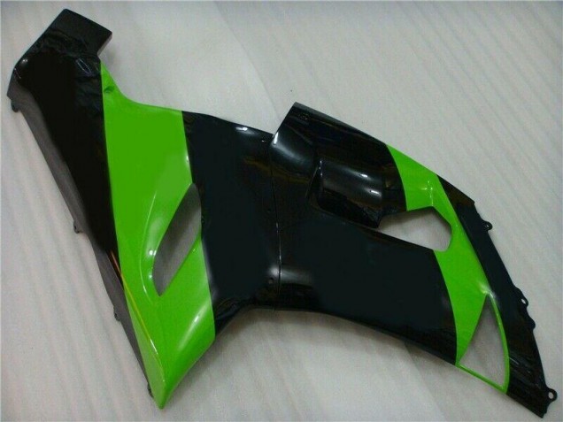 Injeção Kit Carenagem Moto ZX6R 05-06 - Verde Preto Injeção Kit Carenagem Moto ZX6R 05-06 - Verde Preto