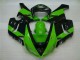 Injeção Kit Carenagem Moto ZX6R 05-06 - Verde Preto Injeção Kit Carenagem Moto ZX6R 05-06 - Verde Preto