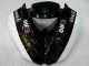 Injeção Kit Carenagem Moto ZX6R 09-12 - Preto Branco 3M Touch4 Injeção Kit Carenagem Moto ZX6R 09-12 - Preto Branco 3M Touch4