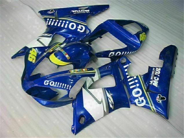 Injeção Kit Carenagem R1 00-01 - Azul Injeção Kit Carenagem R1 00-01 - Azul