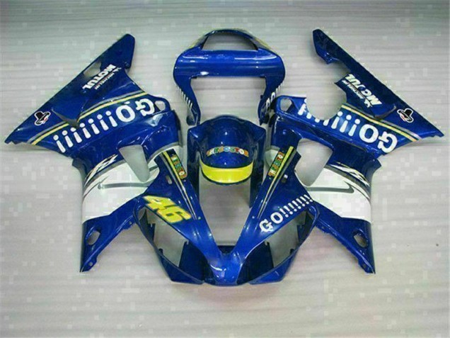 Injeção Kit Carenagem R1 00-01 - Azul Injeção Kit Carenagem R1 00-01 - Azul