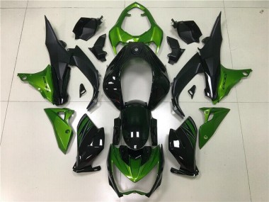 Injeção Kit Carenagem Z800 13-16 - Verde Preto
