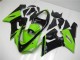 Injeção Kit Carenagem ZX6R 05-06 - Verde Preto