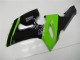 Injeção Kit Carenagem ZX6R 05-06 - Verde Preto