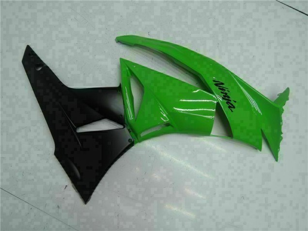 Injeção Kit Carenagem ZX6R 09-12 - Preto Verde Injeção Kit Carenagem ZX6R 09-12 - Preto Verde