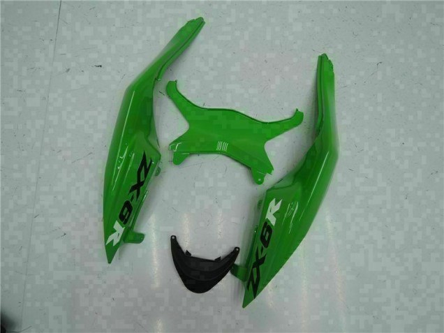 Injeção Kit Carenagem ZX6R 09-12 - Preto Verde Injeção Kit Carenagem ZX6R 09-12 - Preto Verde