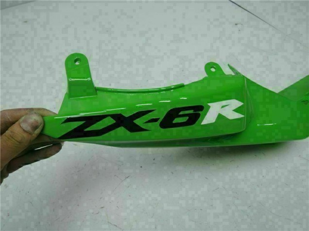 Injeção Kit Carenagem ZX6R 09-12 - Preto Verde Injeção Kit Carenagem ZX6R 09-12 - Preto Verde