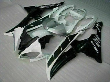 Injeção Kits Carenagem Moto R6 08-16 - Branco Preto