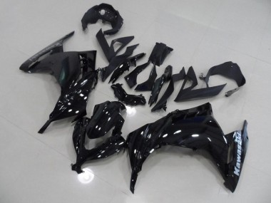 Injeção Kits Carenagem Moto ZX 300R 13-16 - Preto