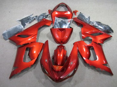 Injeção Kits Carenagem Moto ZX6R 05-06 - Laranja